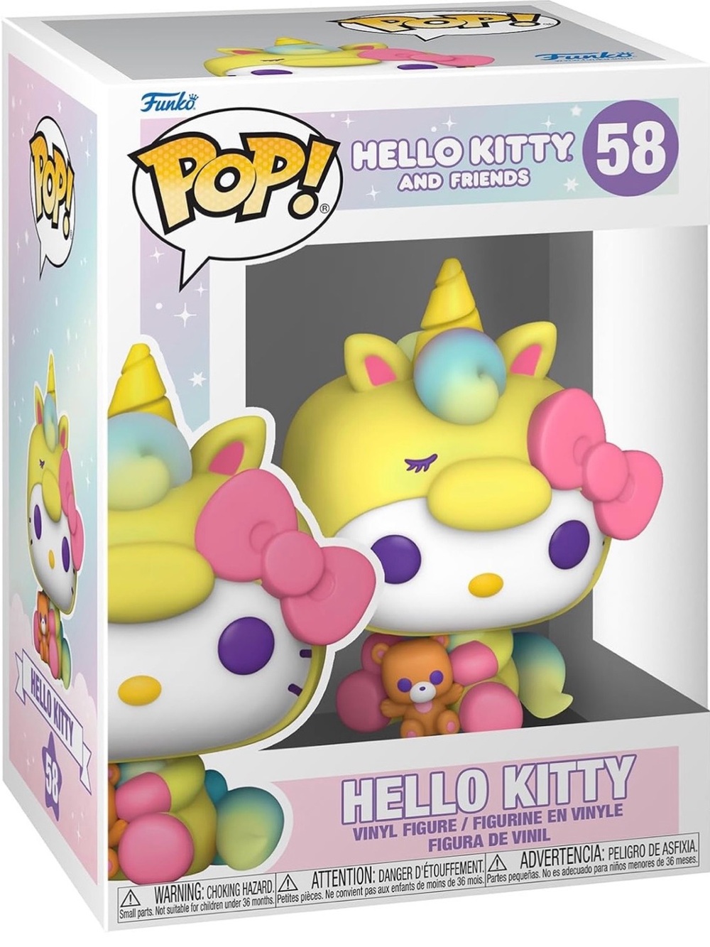 Funko Hello Kitty & Friends Yellow Pink Multicolor Pop! Vinyl Figure #58